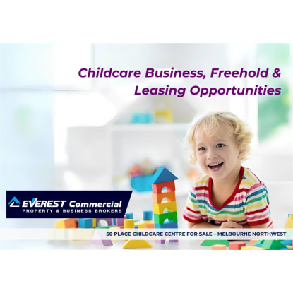 50 Place Childcare Centre for Sale  Melbourne Northwest