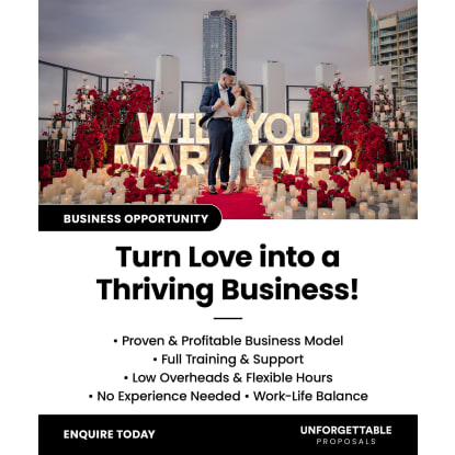 Turn Romance into Revenue! Own a Franchise Today