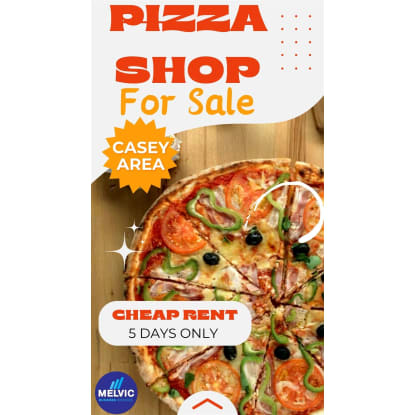 Pizza Shop Cranbourne area Cheap rent only 24 Hours A Week