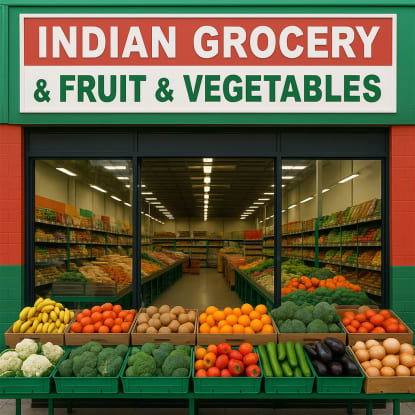 Indian Grocery with Fruit n Veg