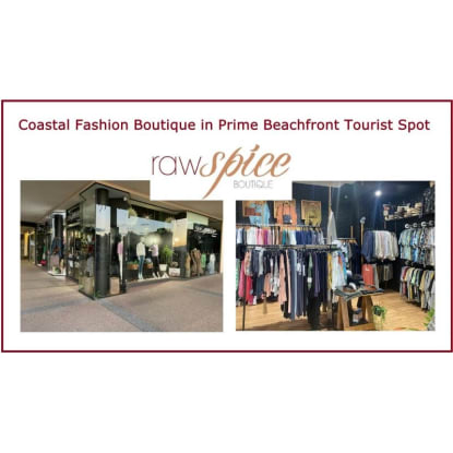 Coastal Fashion Boutique in Prime Beachfront Tourist Spot