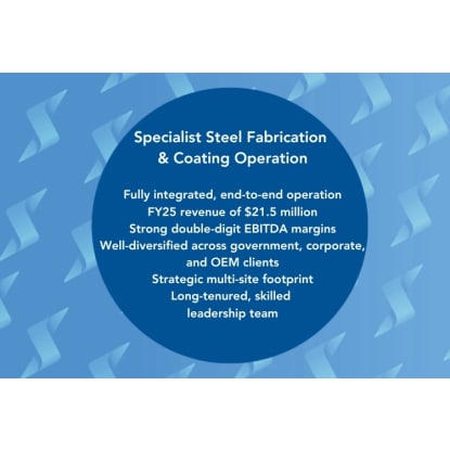 Specialist Steel Fabrication and Coating Operation