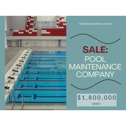 Swim in Success - Sale: Pool Maintenance Company