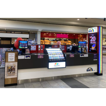Tatts Kiosk Prime Shopping Centre Location