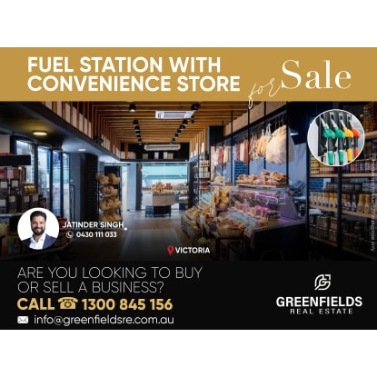 Fuel Station with Convenience Store for Sale - VIC