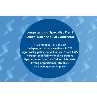 Long-standing Specialist Tier 2 Critical Rail and Civil Contractor