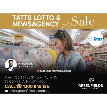 Tattslotto & Convenience Business for Sale – Melbourne's Eastern Suburbs..!