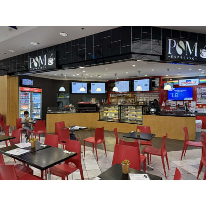 Salisbury cafe with lotto kiosk