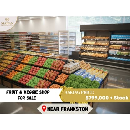 Fruit & Veggie Shop For Sale Near Frankston