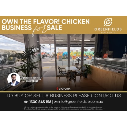 Turnkey Chicken Shop Opportunity – Prime Location in VIC