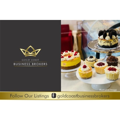 ALMOST-NEW CHEESECAKE SHOP – PRIME GOLD COAST LOCATION – ONLY $320K!