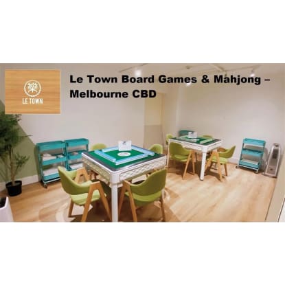 Le Town Board Games & Mahjong Prime Melbourne CBD Location in China Town