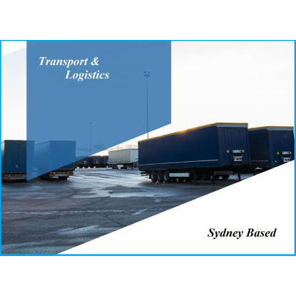 TRANSPORT & LOGISTICS BUSINESS BLUE CHIP CLIENTELE SYDNEY METRO BASED