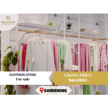 Clothing Store for Sale in Dandenong