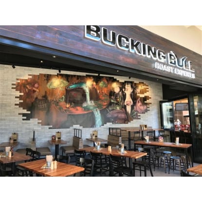 Bucking Bull, DFO Perth Airport