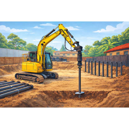 Steel Screw Pile Asset Sale Only – Plant and Equipment Package – Sydney, NSW