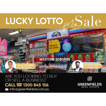 Well-Established Tattslotto Business – Strong Local Following in the Western Suburbs!