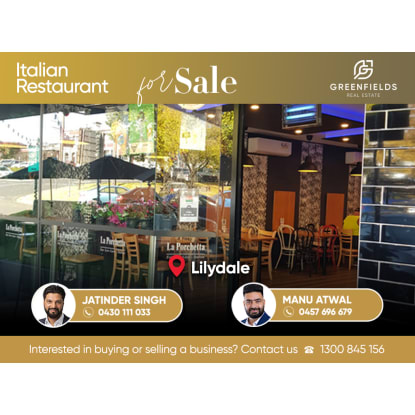 Established La Porchetta Franchise in Lilydale – A Profitable Opportunity!