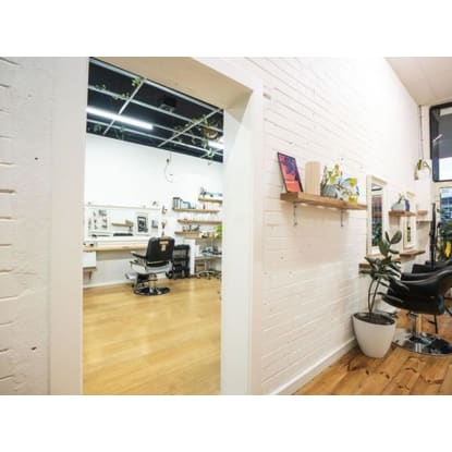 Organic and sustainable hair salon