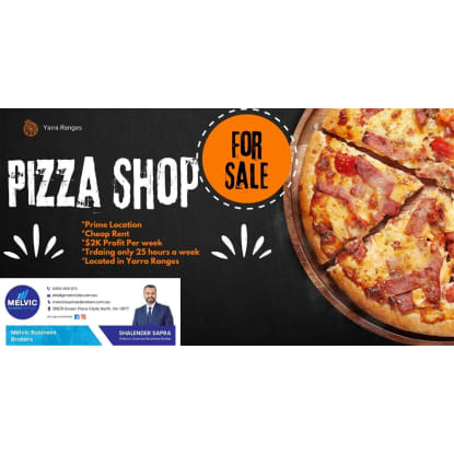 Pizza Shop For Sale Prime Location Cheap Rent Yarra Ranges