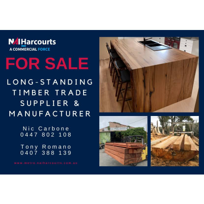 Timber Trade Supply & Manufacturing Business For Sale