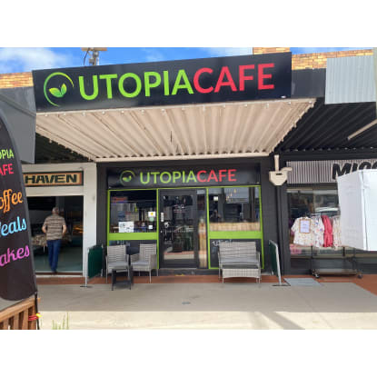 Busy Cafe In Main Street Of Kingaroy