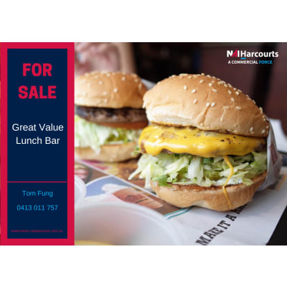 Great Value Lunch Bar for Sale