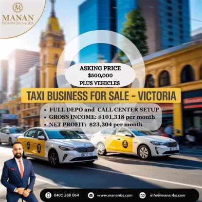 Profitable Taxi Business for Sale Victoria