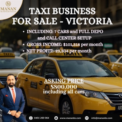 Taxi Business for Sale in Victoria