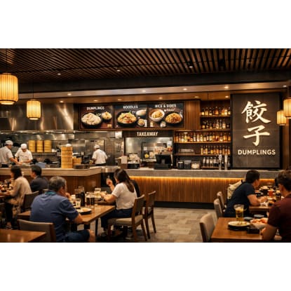 Chinese Dumpling Restaurant With Great Shop Fit Out And Cheap Rent For Sale In Adelaide CBD