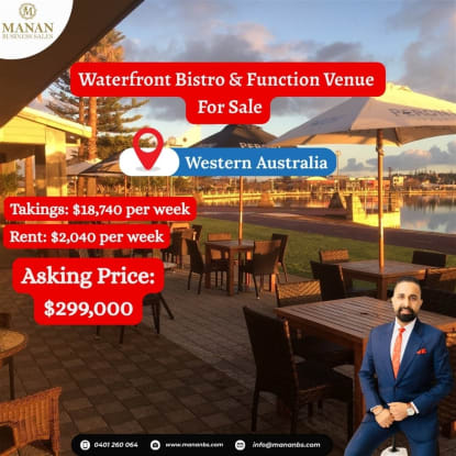 Waterfront Bistro & Function Venue for Sale - WA