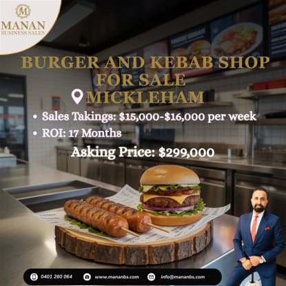 Burger and Kebab Shop for Sale in Mickleham