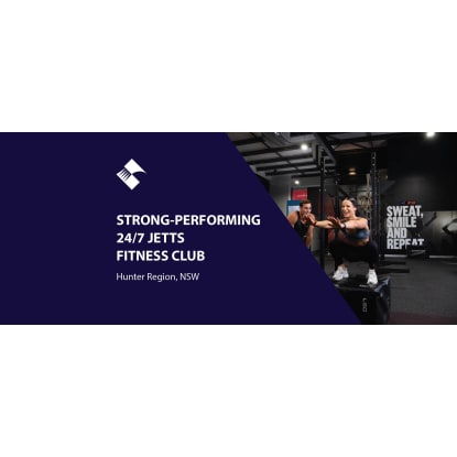 STRONG-PERFORMING 24/7 JETTS FITNESS CLUB FOR SALE (HUNTER REGION, NEW SOUTH WALES) BFB4178