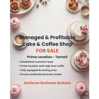 Managed & Profitable Cake & Coffee Shop – Prime Tarneit Location