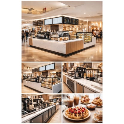 Easy-to-Run Café Kiosk with Beautiful Setup in Major Shopping Centre