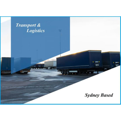 TRANSPORT & LOGISTICS BUSINESS BLUE CHIP CLIENTELE SYDNEY METRO BASED