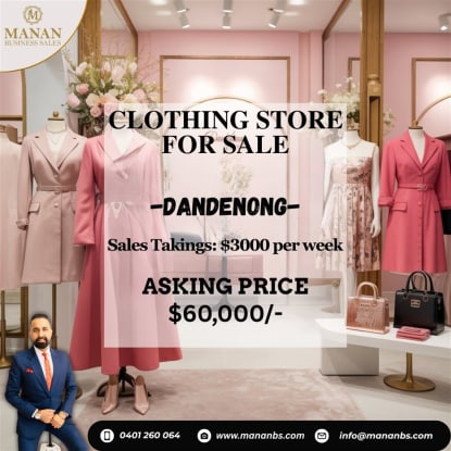 Clothing Store for Sale in Dandenong
