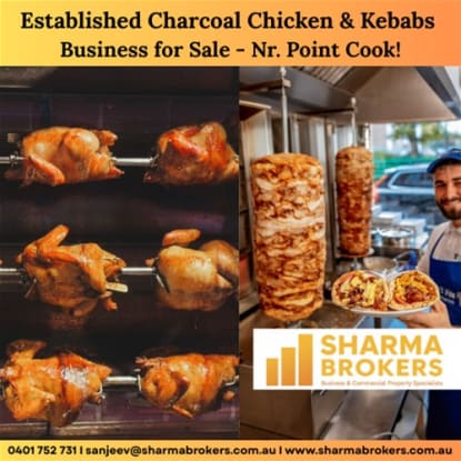 Charcoal Chicken & Kebab Business | Near Point Cook!