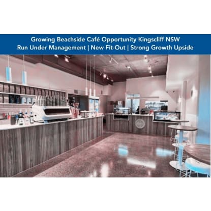Fantastic Growing Cafe Beachside Location – Kingscliff NSW