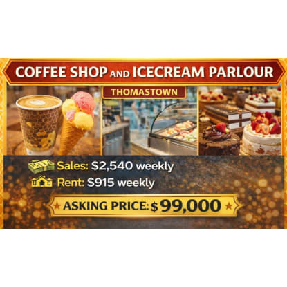Coffee Shop & Ice Cream Parlour for Sale - Thomastown, VIC
