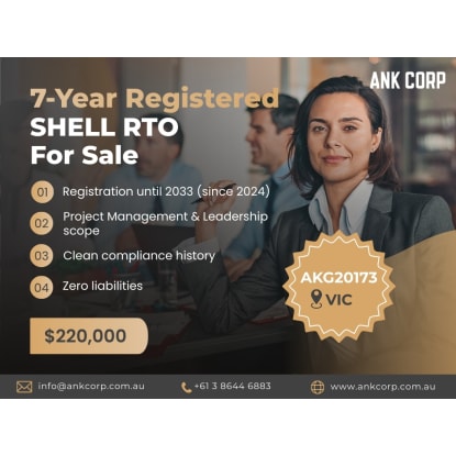 7-Year Registration SHELL RTO for Sale | $220,000 | VIC | AKG20173