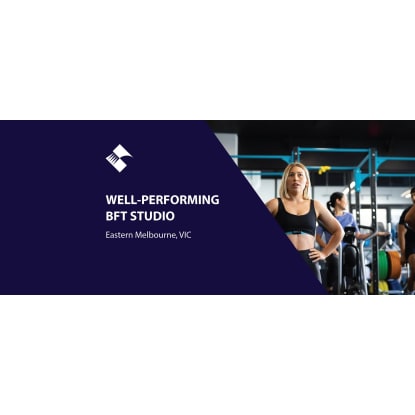 WELL-PERFORMING BFT STUDIO (EASTERN MELBOURNE) BFB3807