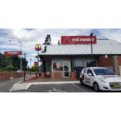Red Rooster Orange! Long Lease! Price includes many franchisor costs! Suit family!
