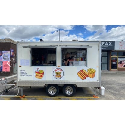 FOOD TRUCK TRAILER BUSINESS FOR SALE IN OAKLEIGH $59,000