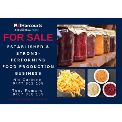 Established & Strong-Performing Wholesale Food Production Business
