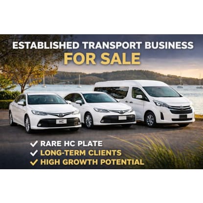Established Hire Car Business Contracts, HC Plate & Strong Local Reputation