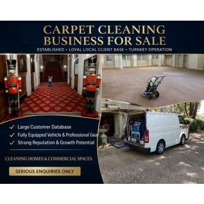 Established Carpet Cleaning Business with 37+ Year History | Loyal Client Base