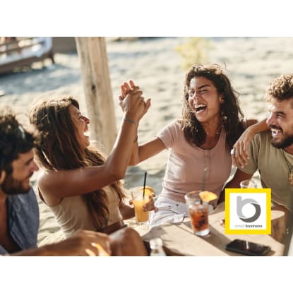 Smack Bang on the Beach!