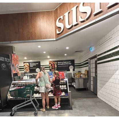Sushi Business in Australia's top supermarket