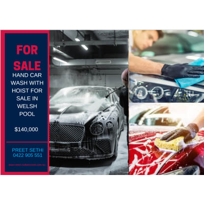 HAND CAR WASH WITH HOIST IN WELSHPOOL